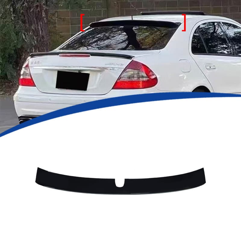 For 2003-2008 Mercedes E-Class W211 Roof Spoiler Rear Wing No-Damage Adhesive Installation