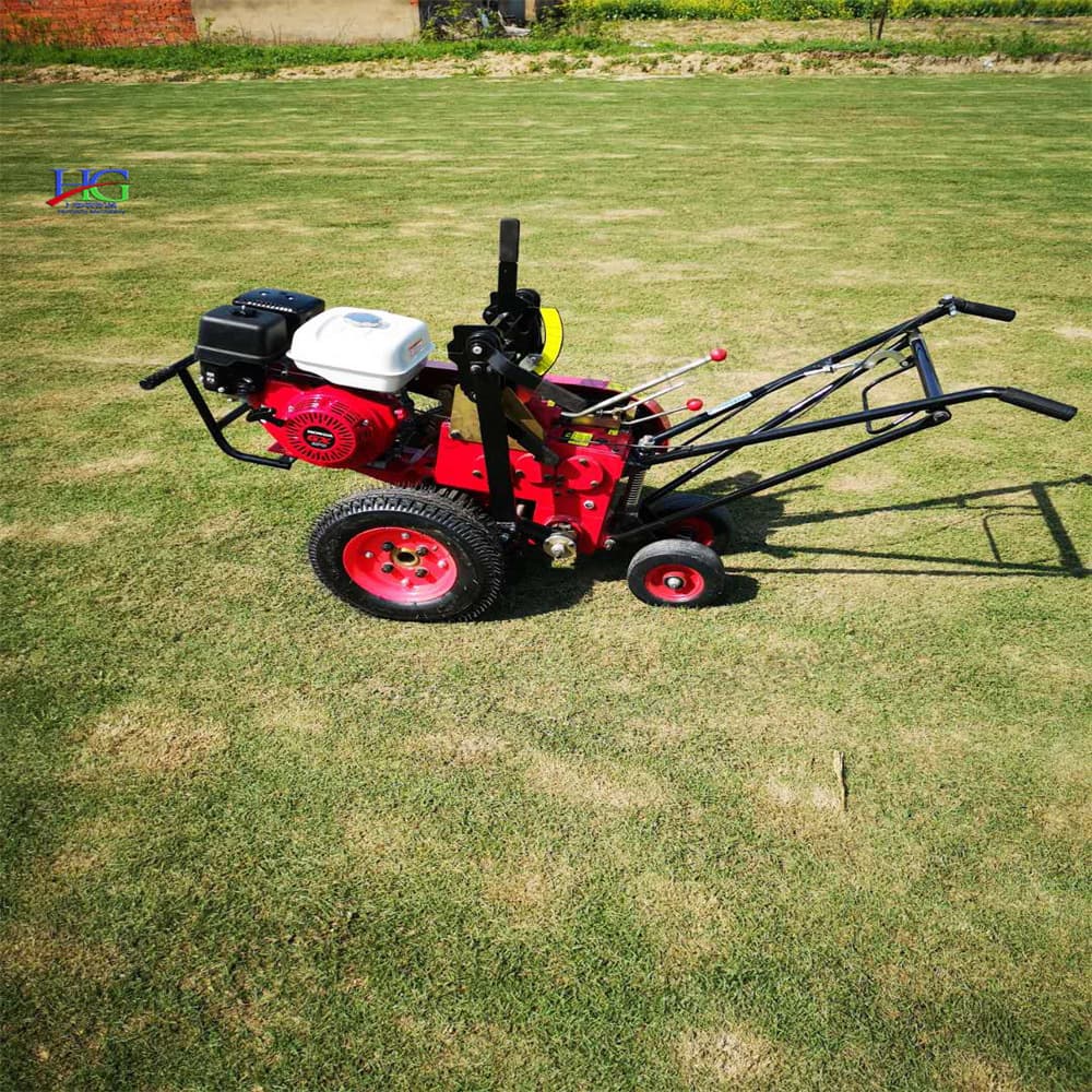 Bermuda Grass Sod Cutter Machine Old Turf Remover Ningxia Gansu Qinghai Hand Push Sod Roller