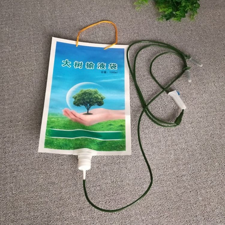 Supply 1000ml stock fruit tree drip bags, large tree infusion bags, plant growth nutrient solution bags