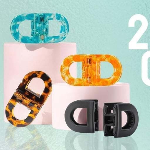 Cross-border Bestseller Magnetic Hair Clips High-Quality Fashionable Magnetic Hair Clips with INS Style Leopard Print Versatile Design