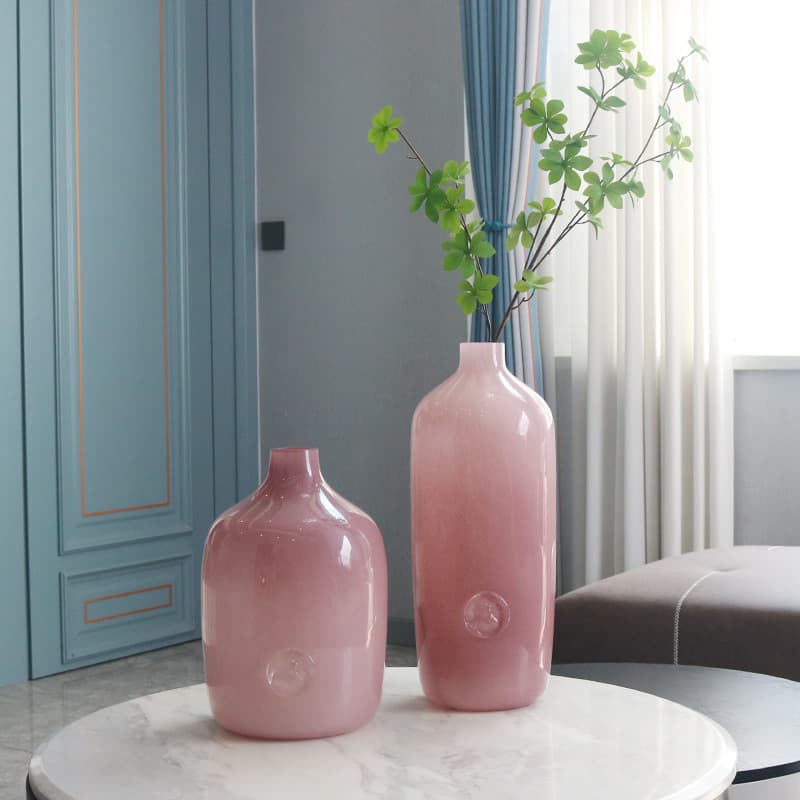 Nordic Creative Glass Vase Transparent Water Lily Flower Arrangement Decoration