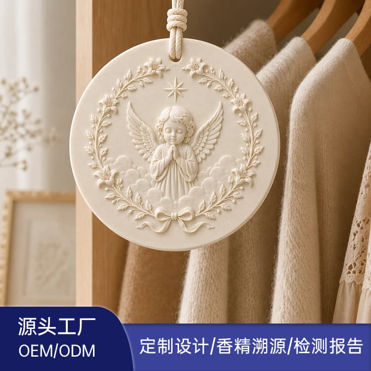 Angel Relief Scented Hanging Air Freshener Paper for Closet, Car, and Home Use