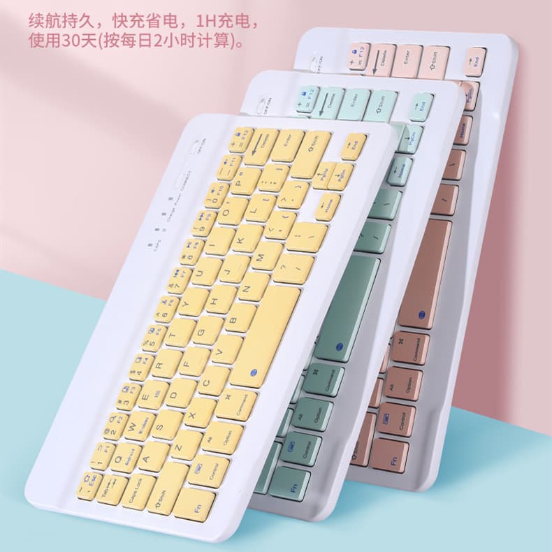 Wireless Bluetooth Keyboard for iPad Tablet, Android Phone, iPhone, Learning Machine