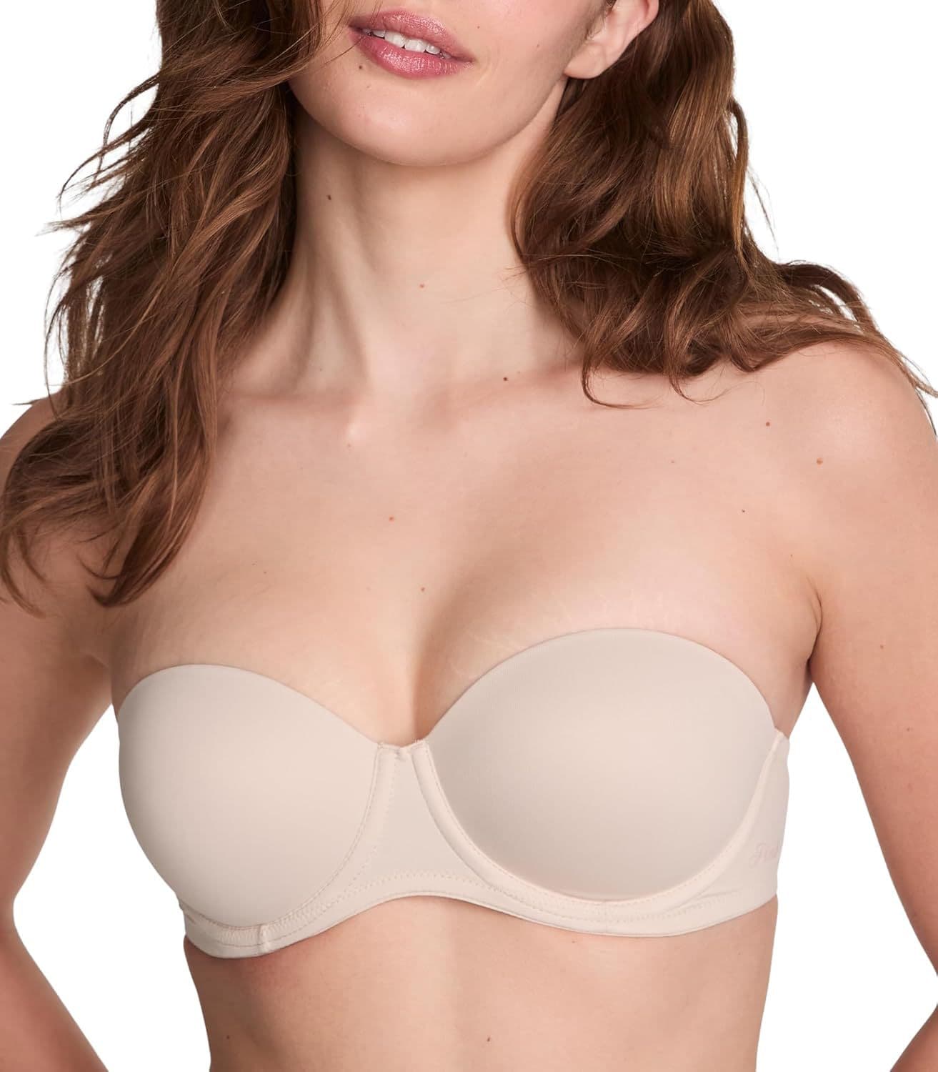 Victoria's Secret Women's Pink Push Up Strapless Bra, Women's Bras (3
