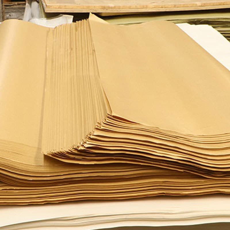 Laminated coated kraft paper for roasted duck, shredded chicken, cooked food packaging, plate and table mats, food-grade.