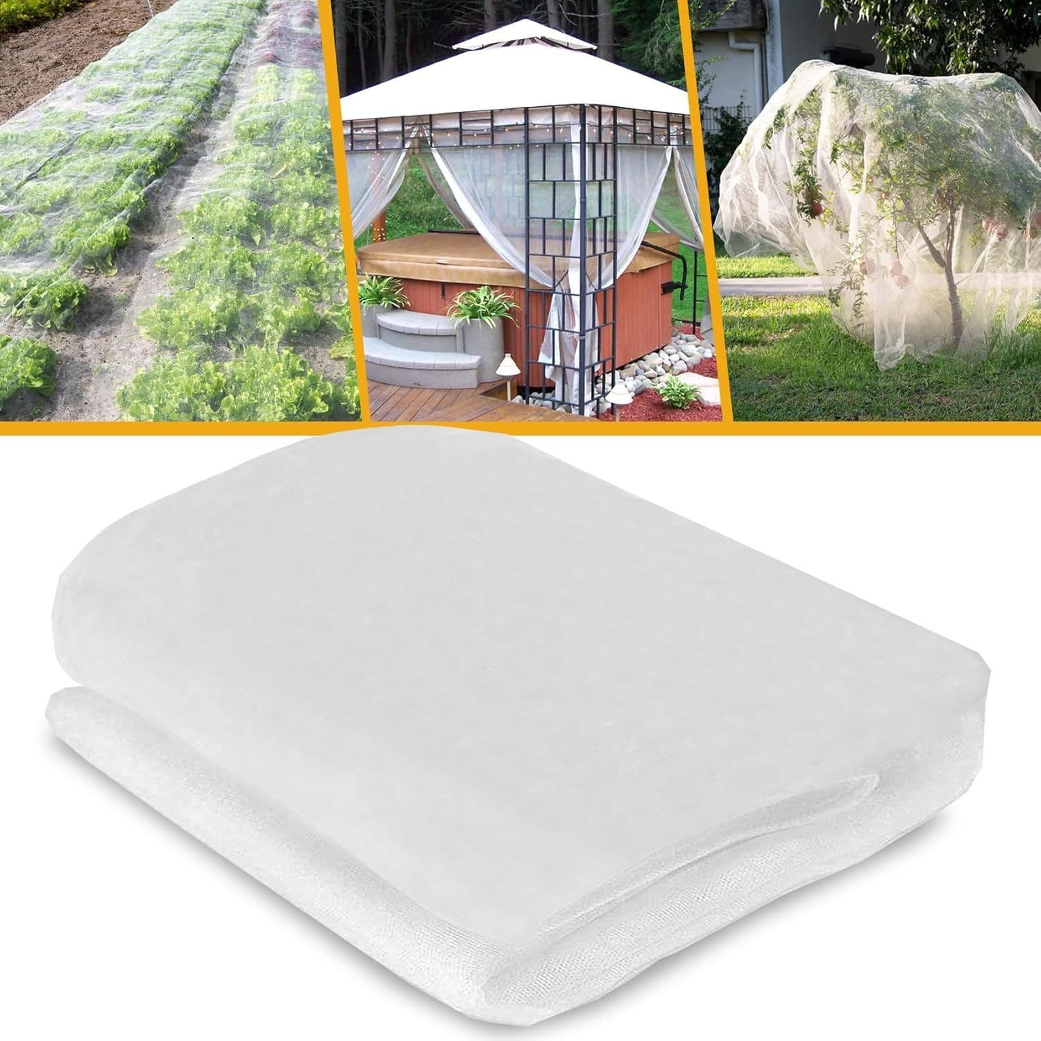Best-selling DIY Cuttable Garden Patio Mosquito Net Curtain for Courtyard, Balcony, and Porch – Insect and Bird Barrier Net