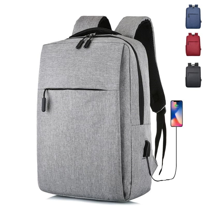 Cross-border Business USB Charging Backpack for Men, Large Capacity, Multi-functional Laptop Backpack