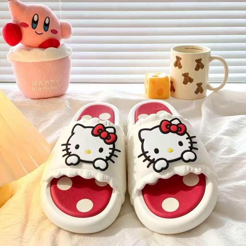 Cute~Cat slippers for women, summer home, indoor, bathroom, non-slip, outdoor wear, deodorant slippers