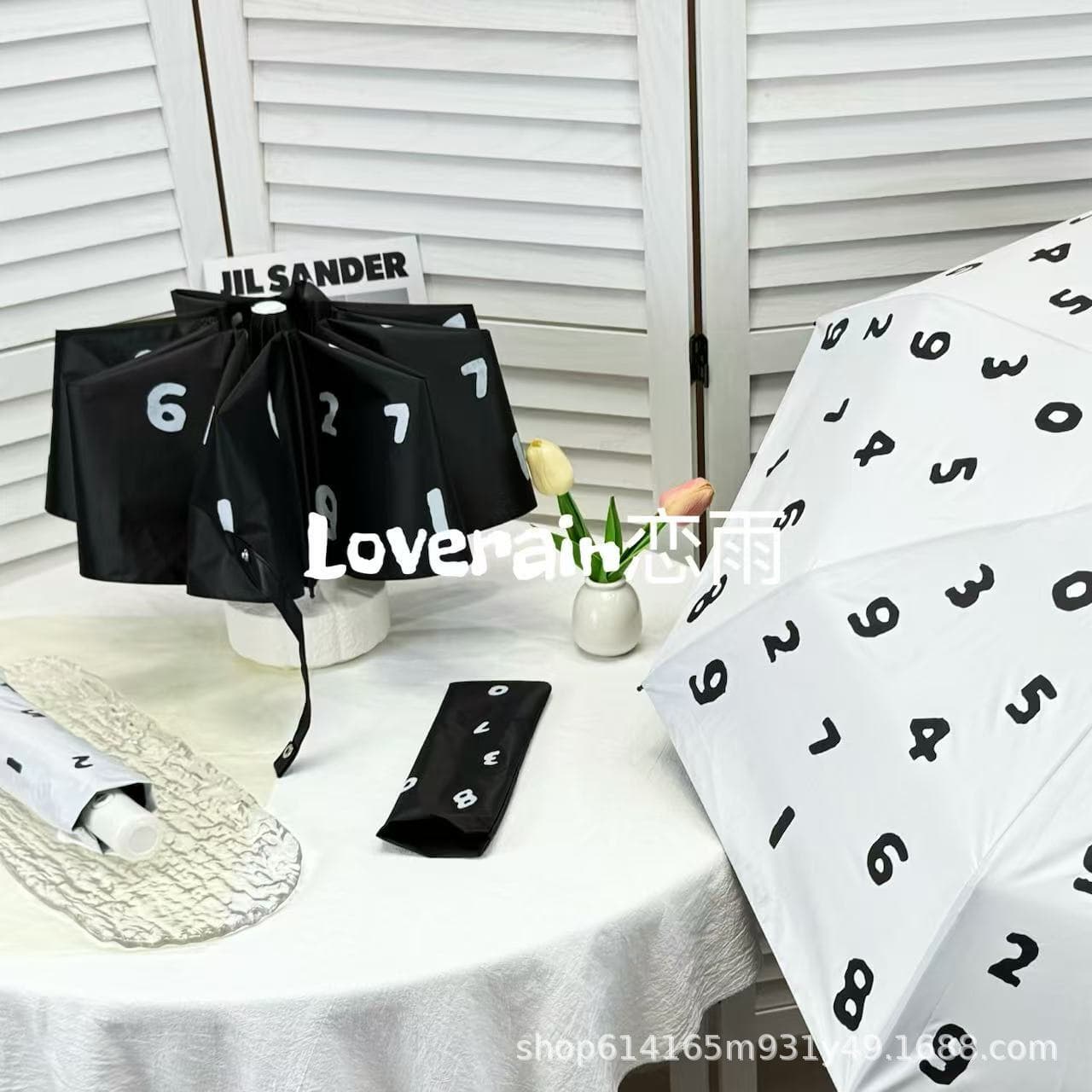 Digital umbrella, sunshade, beautiful, durable, sunny umbrella, foldable sunshade, vinyl sun umbrella, ins small fresh umbrella
