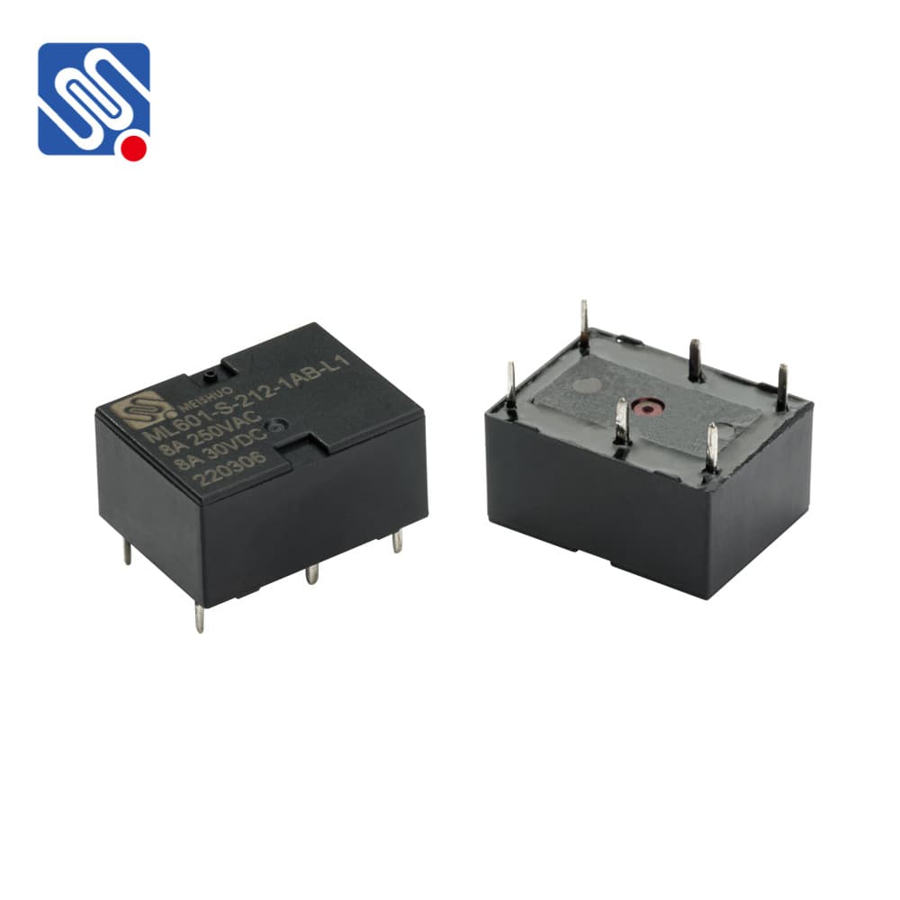 Meishuo ML601 8A 250VAC 30VDC 6-Pin Relay Magnetic Latching Switch High Efficiency and Stability