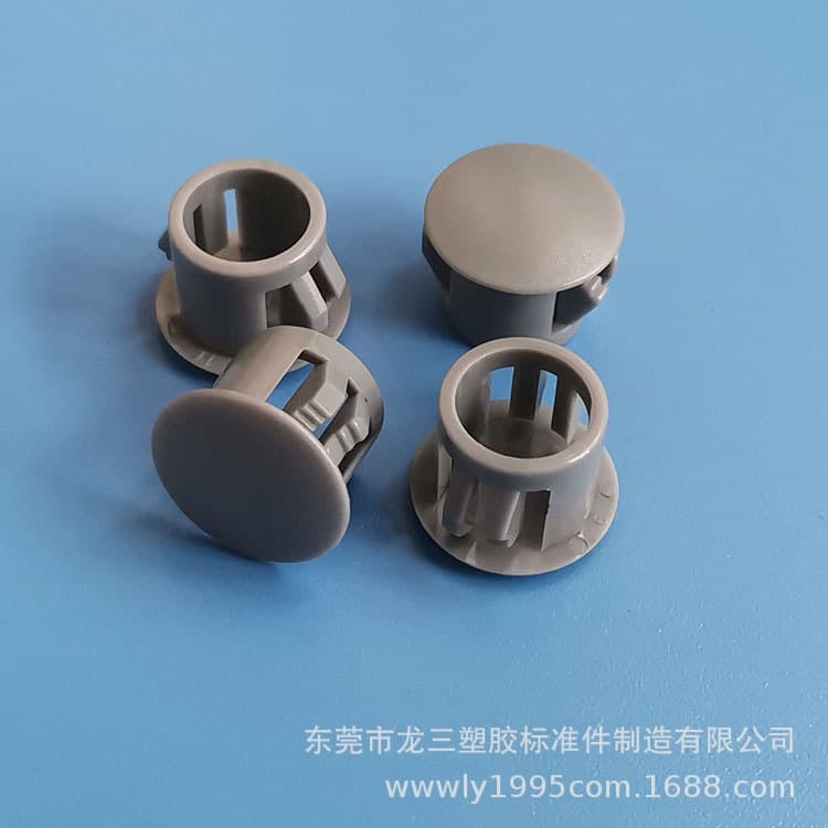 Supply Round Hole Plug, Snap-Type Wire Protection Sleeve HP-11 Gray Plastic Stopper