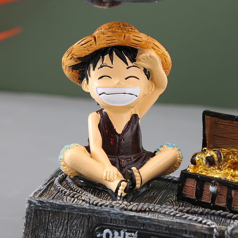 Popular Creative Handmade Doll Japanese One Piece Luffy Night Light Decoration Home Decor Craft Cartoon