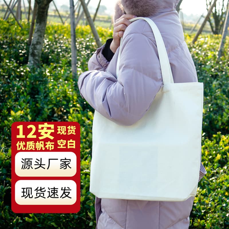 Custom Canvas Bag, Canvas Tote Bag with Logo Printing, DIY Pattern Printing, Custom Order, Structured Tote Bag