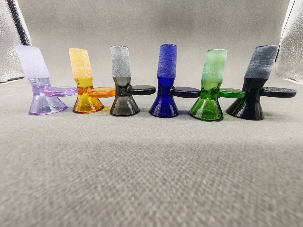 Hookah Glass Bell Mouth Glass Pipe Colorful Cigarette Holder Smoking Accessories High Borosilicate Glass Craft Products Small Pipe