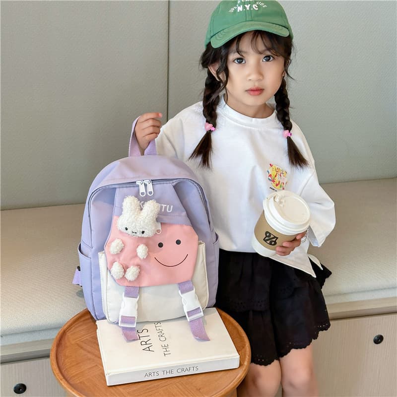 Manufacturer wholesale kindergarten primary school students new school backpack cartoon children's style girl school bag new backpack