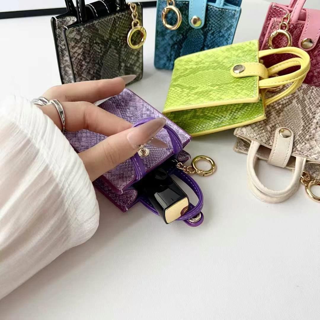 Fashion Crossbody Strap Earphone Bag, AirPods Protective Case for 3rd Gen, Wireless Bluetooth Earphone Case, Leather Coin Purse