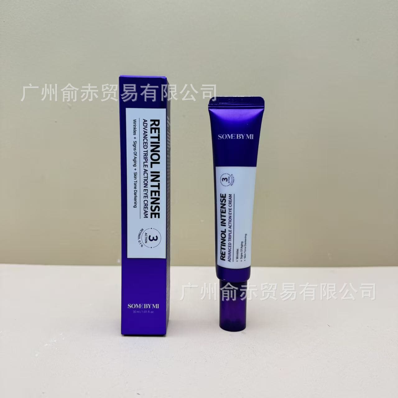 Cross-border Korea Old Version Somebymi AHA BHA PHA Triple Eye Cream Retinol 0.1% Anti-Aging Eye Cream