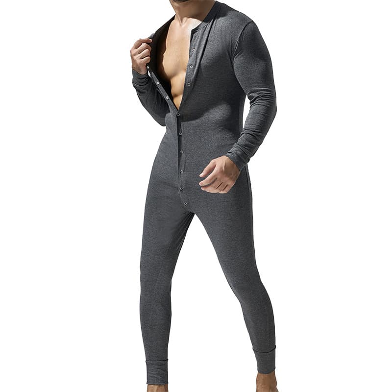 TAUWELL New Bodysuit, Feature Button Open-Crotch Pajamas Home Leisure Pants Bodysuit Cross-Border Wholesale