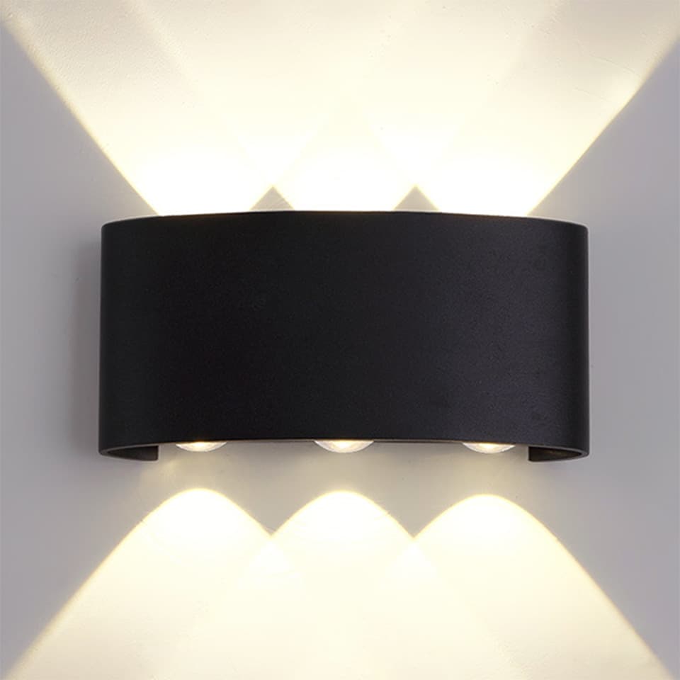 Outdoor Wall Lamp Post-modern Minimalist Style LED Lighting Fixture Aluminum Material Waterproof Energy-saving