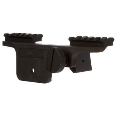 Scope Mount, Picatinny, Aluminum, Black Coated, One-Piece