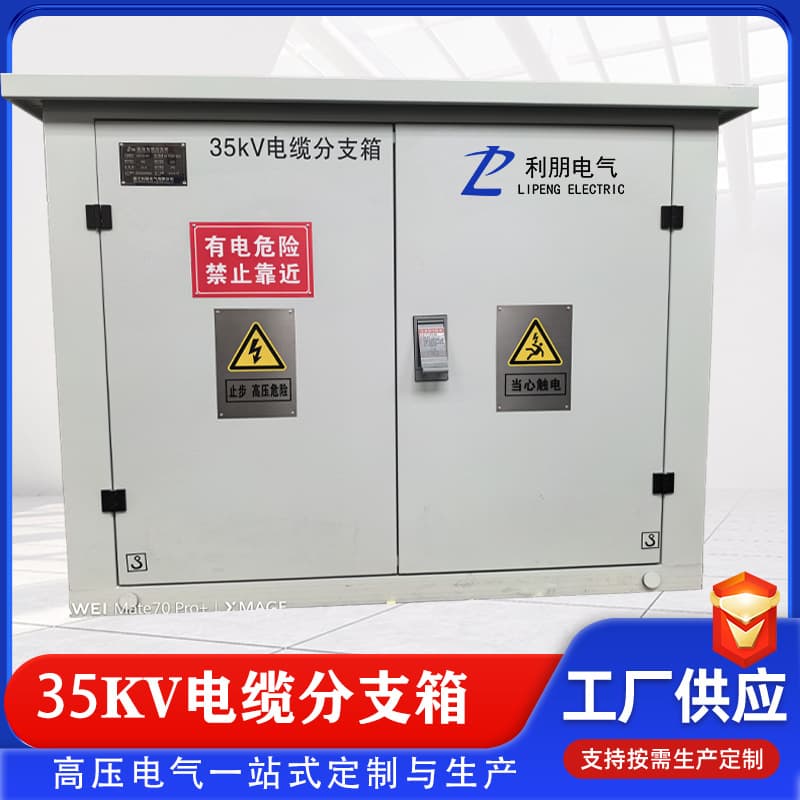 35kV cable junction box, disconnecting switch, European-style high-voltage junction box, 630A stainless steel, 35kV copper busbar branch box
