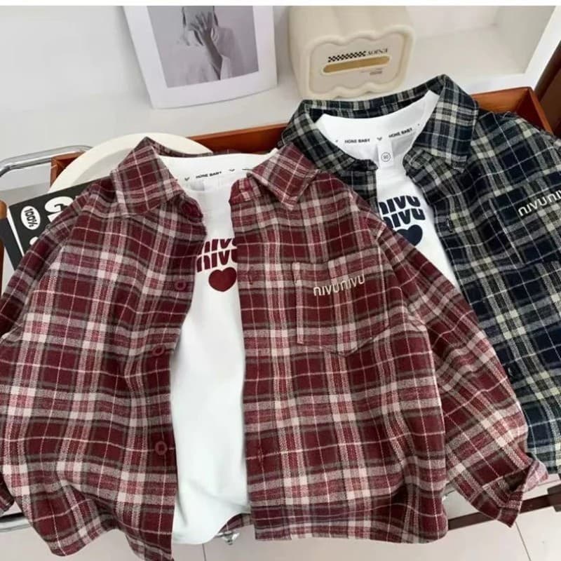 Kids Shirt for Big Kids Spring/Fall Casual Cardigan Boys Girls Loose Long-Sleeve T-Shirt Jacket