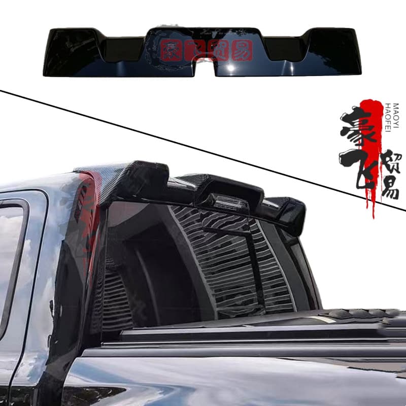 Suitable for 20-24 new Dodge Ram rear wing Tyrannosaurus Rex TRX modified sports car roof wing without punching and fixed wind wing