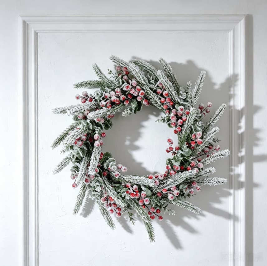 Red fruit garland Christmas decoration gifts PVC Christmas ornaments Christmas decoration garland processing manufacturer