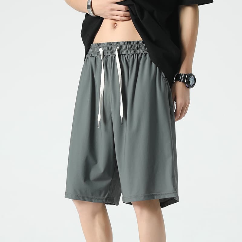 Men's Summer Quick-Dry 5-Inch Shorts, Loose Fit, 2026 New Style, Ice Silk Casual Athletic Shorts