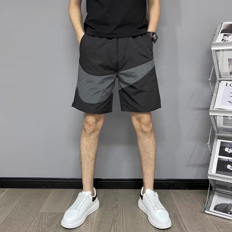 American Streetwear Ins High-Fashion Dark Niche Personality Cargo Shorts for Men, New Summer Style, Versatile 5-Inch Length