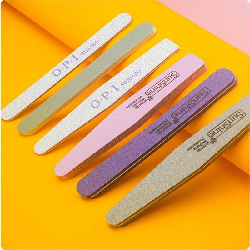 Nail File Set Double-Sided Nail Buffer Shaper Sponge Block Polishing File Sanding Stick Kit