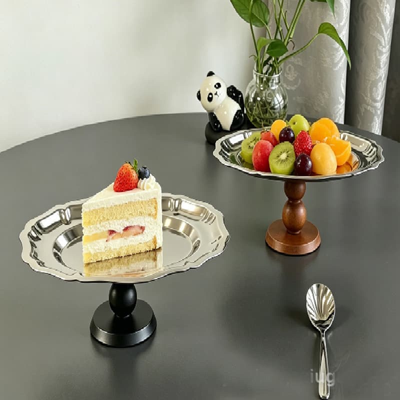 Ins Style Plate, Korean Flower Shape Plate, 304 Stainless Steel Snack Plate, Oval Plate, Tray, Appetizer Plate, Vegetable Plate, Fruit Tray