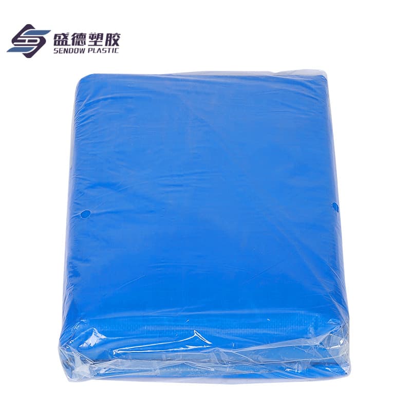 Foreign trade cross-border PE blue tarpaulin manufacturer, waterproof and rainproof cloth, sunshade tarpaulin, wholesale tarpaulin