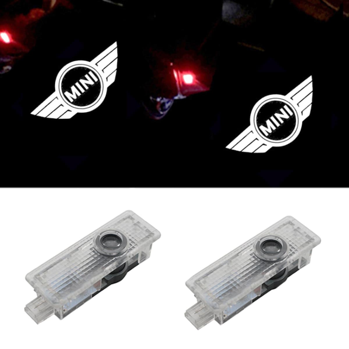 LED Laser Door Welcome Light Projection Lamp for Mini Cooper Modification Decoration
