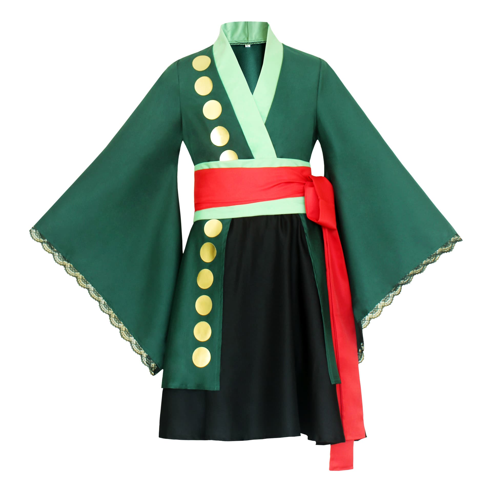 Spot One Piece Zoro cos clothing Zoro gender change kimono skirt cos Zoro two years later straw hat cospl