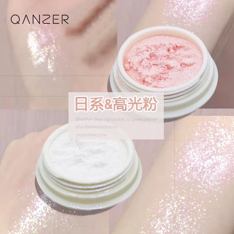 Nail Art Highlight Powder Glitter Eye Makeup Polarized Powder Fairy Fine Powder Gel Nails INS Face Beauty INS Style Accessories