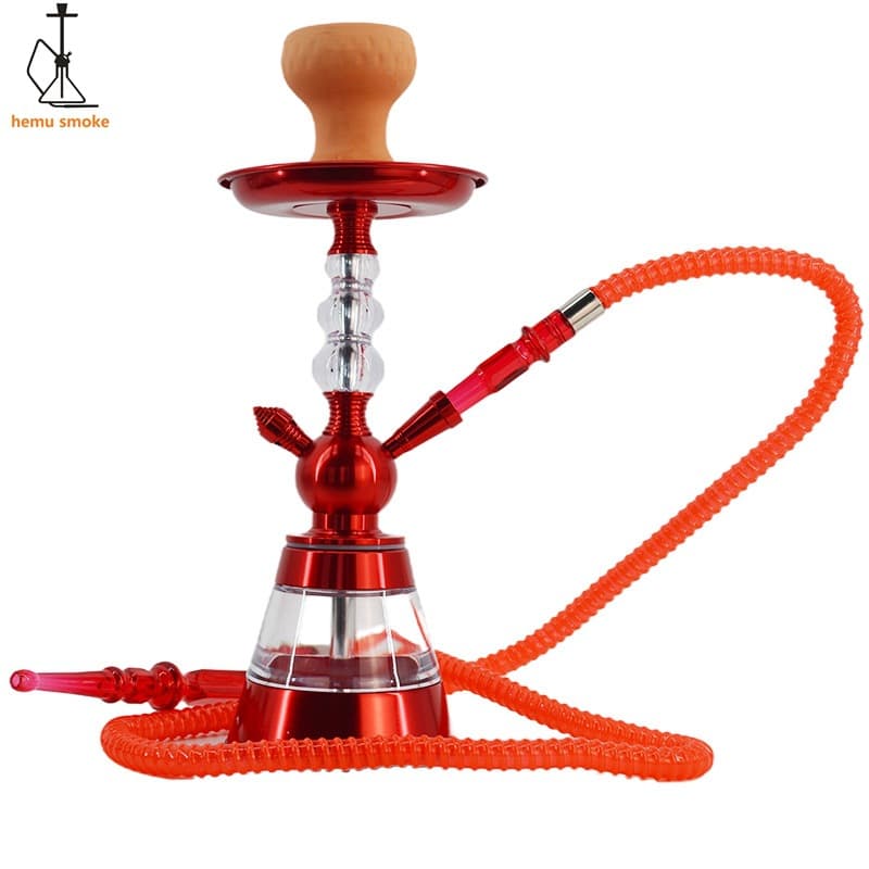 Hookah factory red blue black acrylic hookah single tube double tube plastic tube acrylic pot