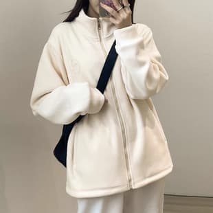 Fleece Jacket Women's Hoodie Sweatshirt Fall Winter Thickened 2025 New Trendy Winter Top
