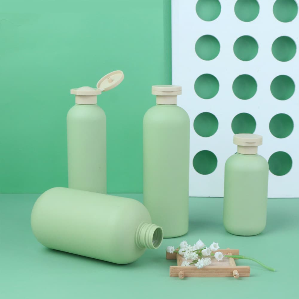 HDPE shampoo bottle 200/280/300/400ml squeeze shower gel bottle 500ml conditioner bottle