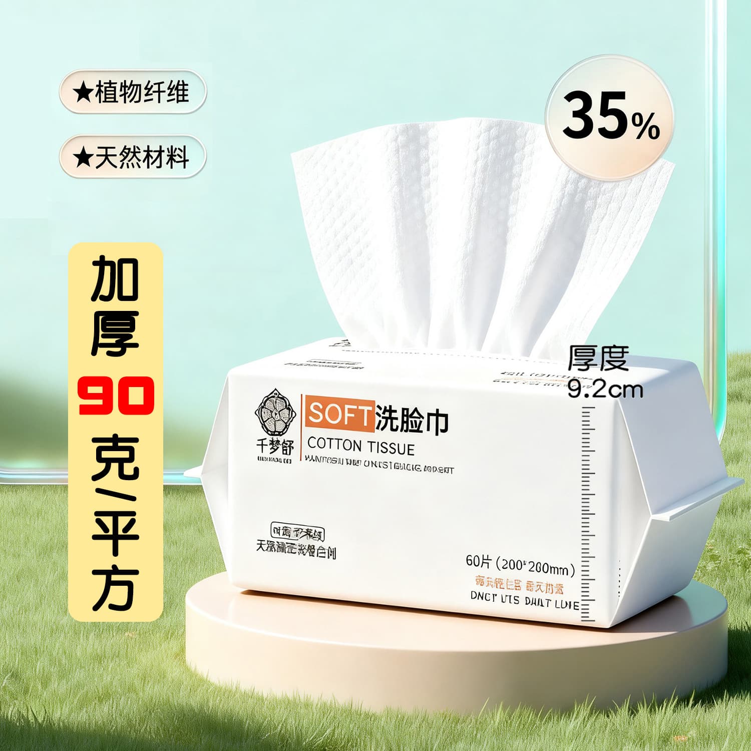 Disposable face towel, pure cotton, cotton soft towel, face towel, large and thickened facial cleansing towel, Donglai same style
