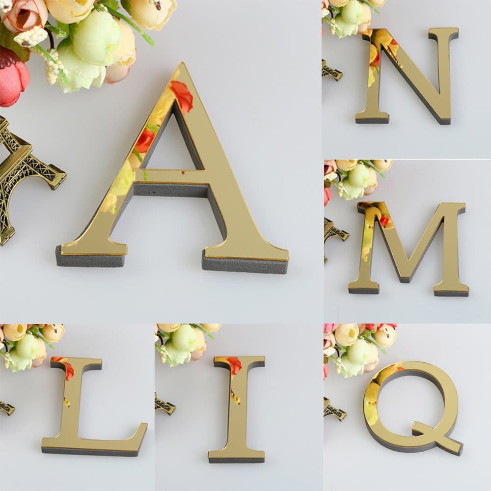 Home Decor Mirror Stickers Creative Decals For Living Room Bedroom 3d Effect Wall Art Decals Easy Peel Stick Application