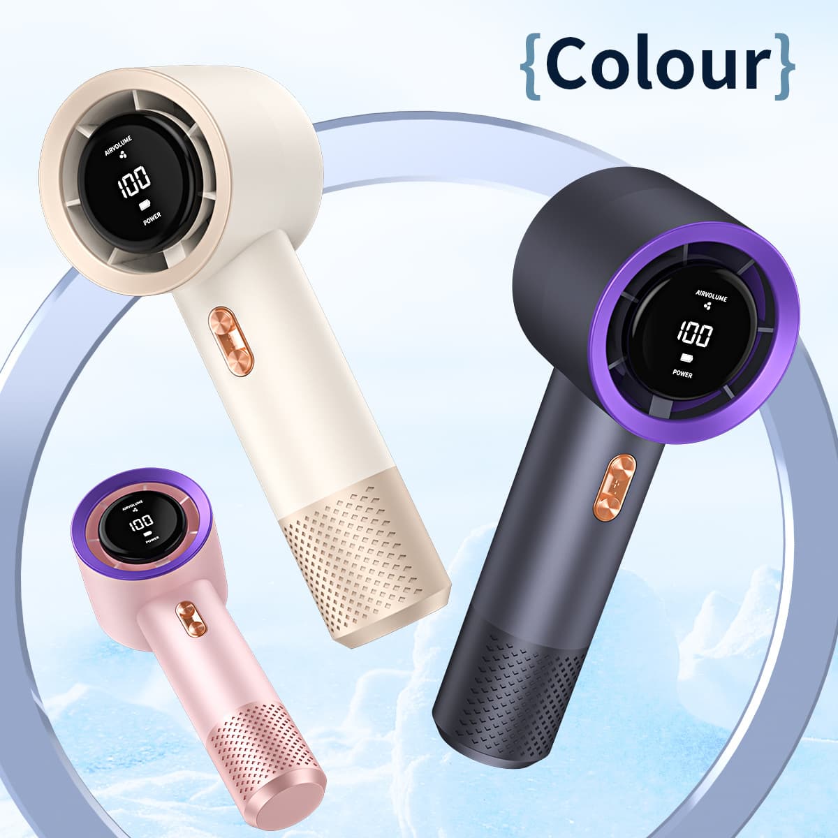 New MiniT13 Refrigeration Icy Wearable Handheld Portable Fan