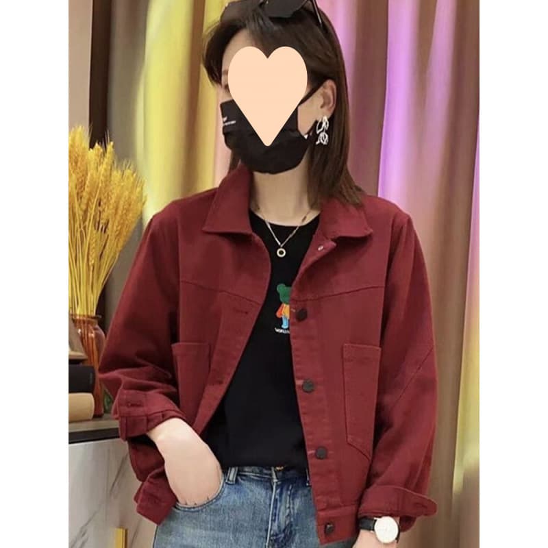 Trendy Short Lightweight Denim Jacket for Women 2024 Spring New Casual Designer Niche Jacket Top