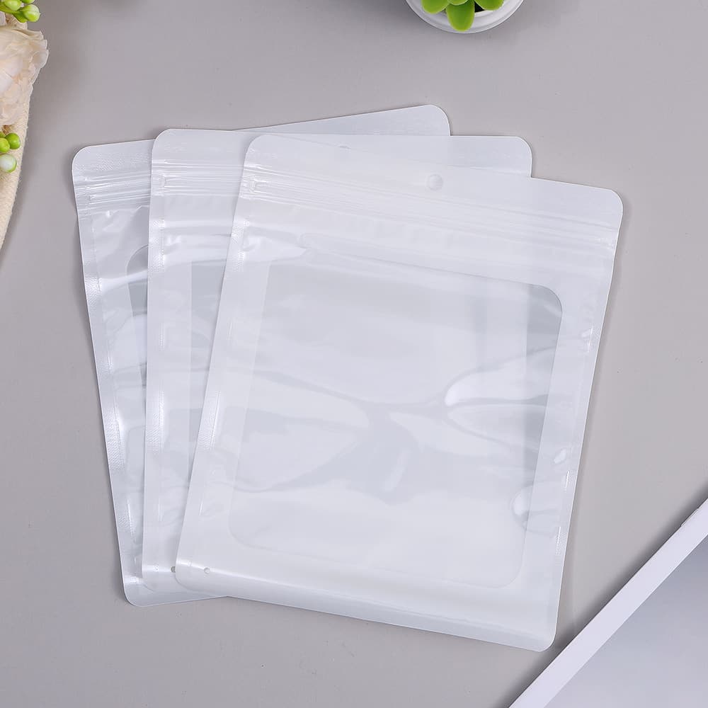 Stock Wholesale Transparent Thickened Underwear Packaging Bags Universal Plastic Seal Bags Socks Ziplock Bags Window Bags