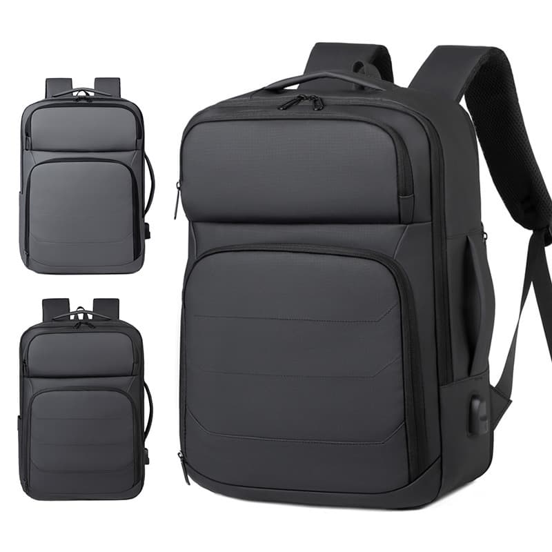 Cross-border Business Backpack Student Schoolbag Fashion Travel Expandable Travel Backpack Premium Commuter Laptop Bag