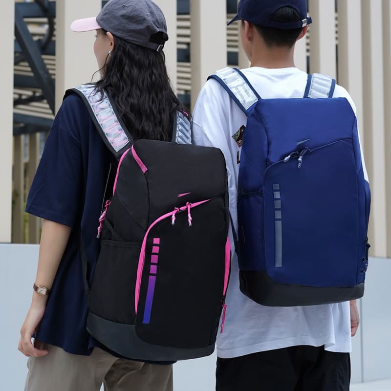 Trendy brand logo air cushion backpack new outdoor sports backpack large capacity business trip travel backpack wholesale