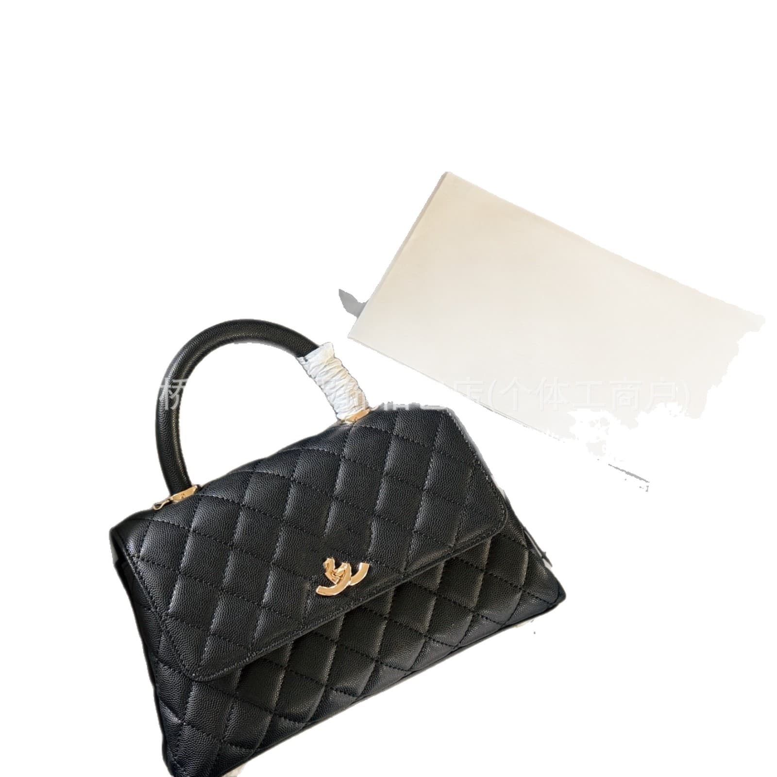 Small Fragrance Style Mr. Bean Crossbody Bag 2025 New Genuine Leather Shoulder Handbag Women's Bag Fashion Diamond Quilted Chain