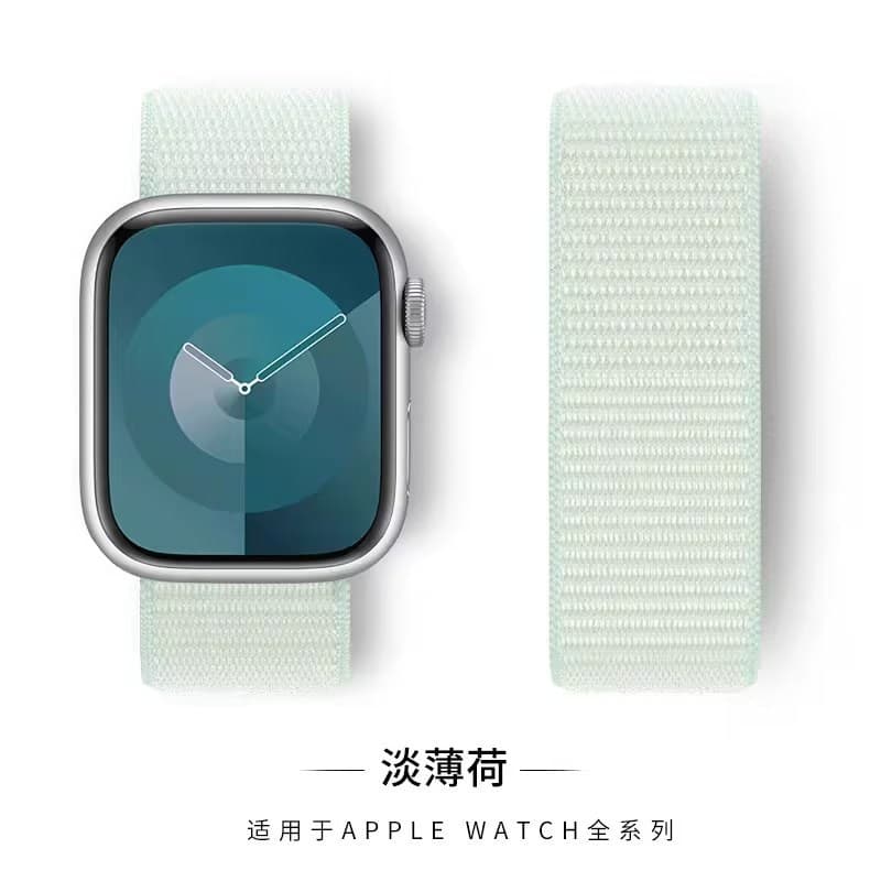 Compatible with Apple Watch 9, Apple Watch Ultra, iWatch 7/6/5/4, S10 Nylon Braided Band
