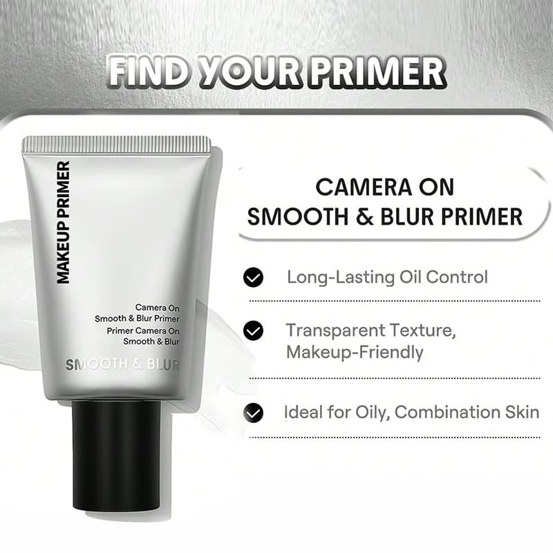 Cross-border stock MAKEUP PRIMER matte primer moisturizing hydrating long-lasting English packaging 30ml
