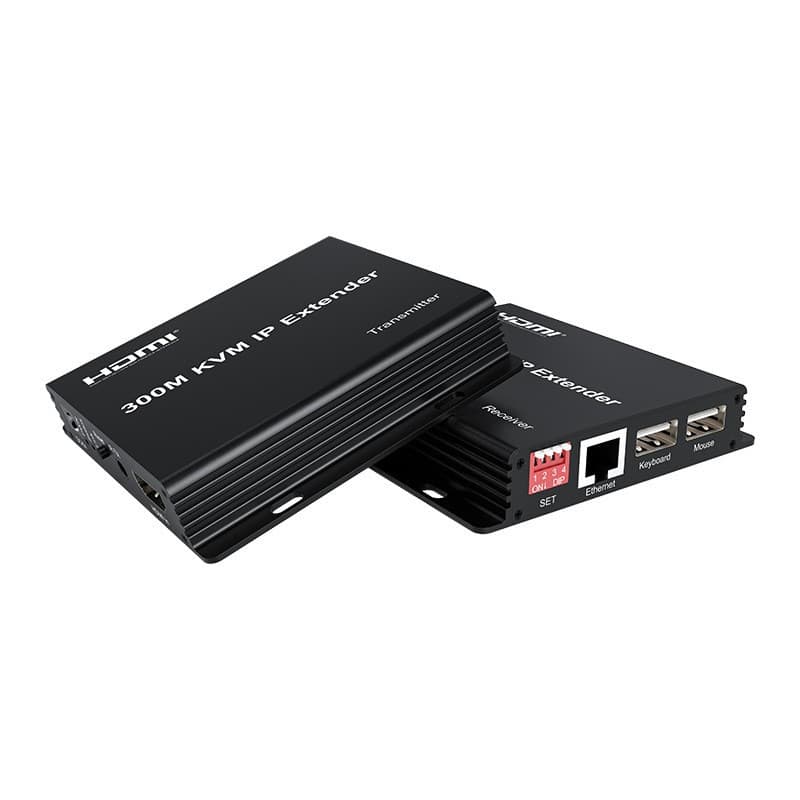 Cross-Border KVM Extender 300m One-to-One Transmission HDMI to RJ45 High-Def Network Cable Extender